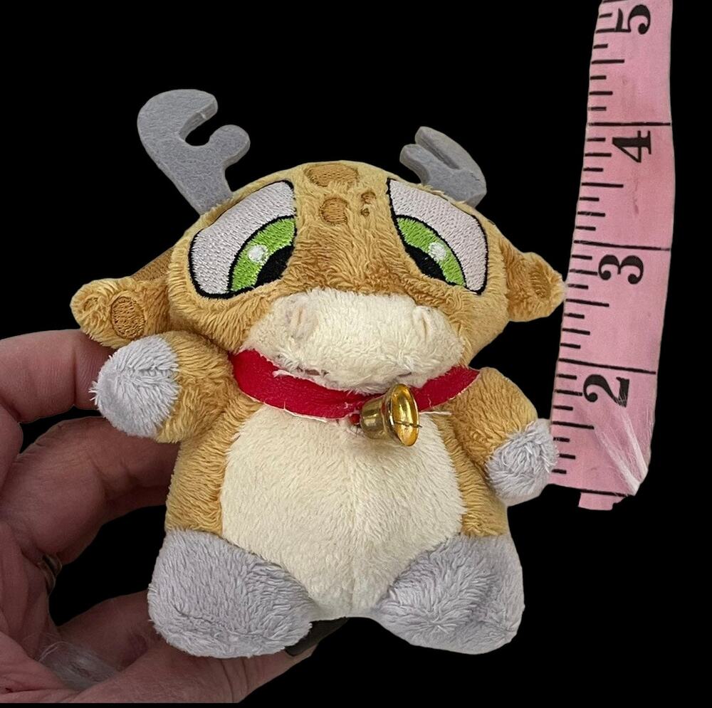 Neopets Raindorf Plushie 4" Raindorf Plush Stuffed Reindeer Toy 2004 No tush tag